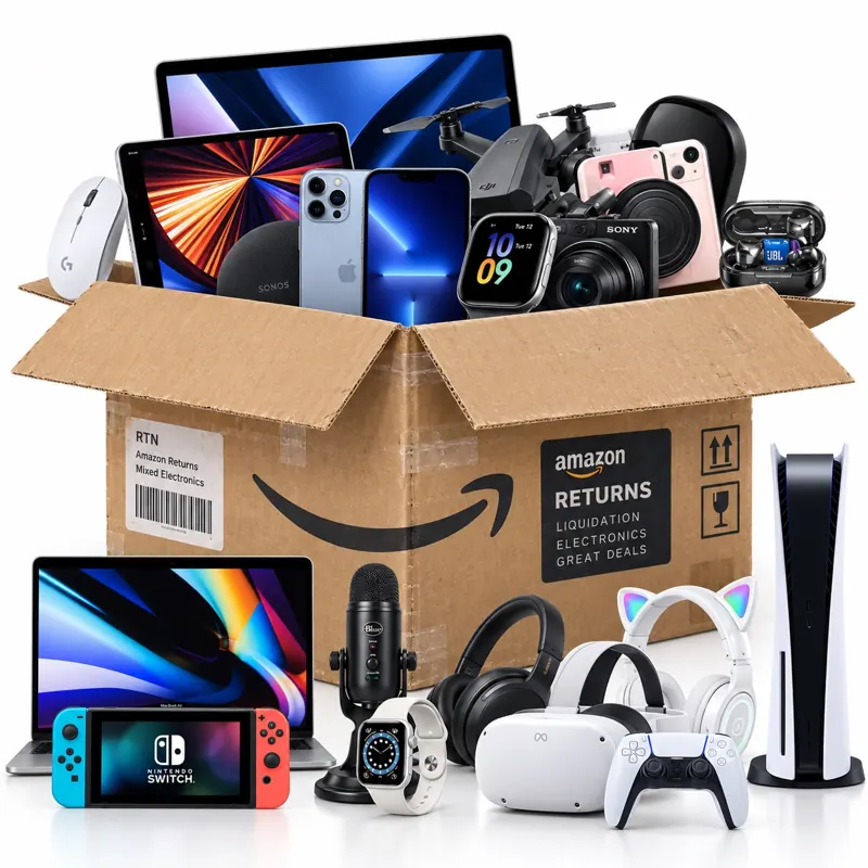 Caja sorpresa de electrónica